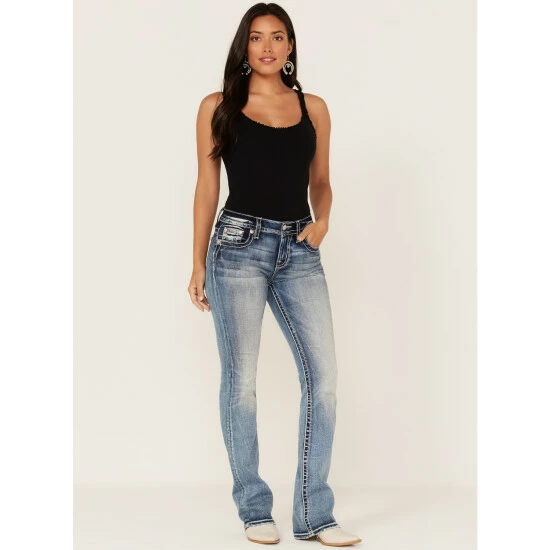Best reviews of 🤩 Miss Me 👩 Women's Horseshoe Pocket Arrow Stitch Bootcut 👖 Jeans Blue 😀 3 Best reviews of 🤩 Miss Me 👩 Women's Horseshoe Pocket Arrow Stitch Bootcut 👖 Jeans Blue 😀