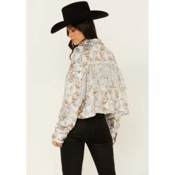 Deals 😉 Miss Me 👩 Women's Sequin Cropped Fringe Jacket Silver 🎉 -Miss Me Shop unnamed file 848