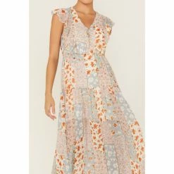 Flash Sale 😍 Miss Me 👩 Women's Floral Print Patchwork Maxi 👗 Dress Ivory 💯 8 Flash Sale 😍 Miss Me 👩 Women's Floral Print Patchwork Maxi 👗 Dress Ivory 💯 -Miss Me Shop unnamed file 907