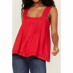 Brand new ⭐ Miss Me 👩 Women's Pointelle Pleated Tank Top Red 🛒 8 Brand new ⭐ Miss Me 👩 Women's Pointelle Pleated Tank Top Red 🛒 -Miss Me Shop unnamed file 911