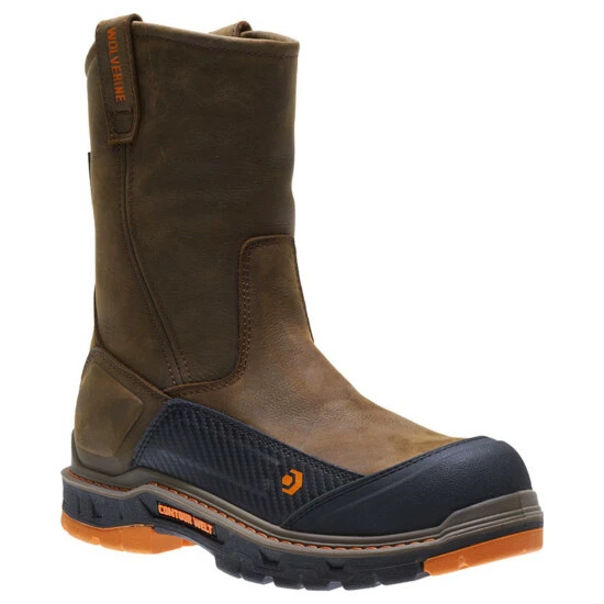 Promo ๐ Wolverine Men's Overpass CarbonMAX Waterproof Wellington ๐ฅพ Boots - Composite Toe Brown โ 3 Promo ๐ Wolverine Men's Overpass CarbonMAX Waterproof Wellington ๐ฅพ Boots - Composite Toe Brown โ