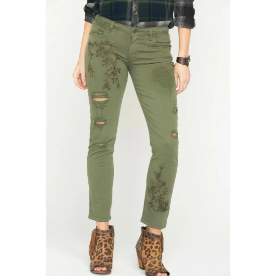 Outlet 😍 Miss Me MM Vintage 👩 Women's Cassie Easy Straight 👖 Jeans Green 🔥 3 Outlet 😍 Miss Me MM Vintage 👩 Women's Cassie Easy Straight 👖 Jeans Green 🔥