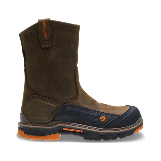 Promo ๐ Wolverine Men's Overpass CarbonMAX Waterproof Wellington ๐ฅพ Boots - Composite Toe Brown โ 4 Promo ๐ Wolverine Men's Overpass CarbonMAX Waterproof Wellington ๐ฅพ Boots - Composite Toe Brown โ - Image 2
