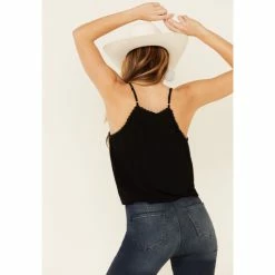 Brand new 🤩 Miss Me 👩 Women's Black Button-Down Tie-Front Cami 🔥 -Miss Me Shop unnamed file 949