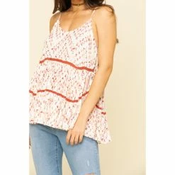 Coupon ๐ Miss Me ๐ฉ Women's Ivory & Red Print Tiered Top Rust Copper ๐ 11 Coupon ๐ Miss Me ๐ฉ Women's Ivory & Red Print Tiered Top Rust Copper ๐ -Miss Me Shop unnamed file 953